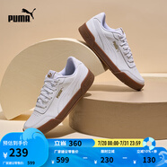 彪馬（PUMA）官方 男女同款情侶輕便經(jīng)典簡(jiǎn)約休閑百搭潮流板鞋 CARACAL 369863 白-金色-06 38