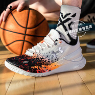 安德瑪（Under Armour）男鞋 夏季新款運(yùn)動(dòng)鞋子實(shí)戰(zhàn)訓(xùn)練鞋輕質(zhì)透氣緩震CURRY庫(kù)里籃球鞋 3026277-100/舒適腳感/牢固支撐 43