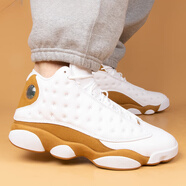 耐克（NIKE）Air Jordan 13 AJ13 白棕 小麥 復(fù)古籃球鞋 414571-171 414571-171男 41