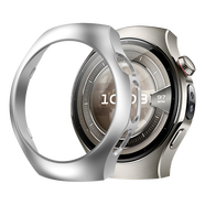 威千圖適用華為WATCH5保護殼HUAWEI WATCH 5 46mm保護套手表保護鏤空覆蓋手表殼 46mm 銀色