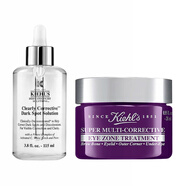 科顏氏（Kiehl's）安白瓶精華115ml+紫玻A抗皺眼霜28ml女生七夕情人節(jié)生日禮物套裝