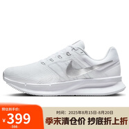 耐克NIKE跑步鞋女緩震透氣RUN SWIFT 3運動鞋DR2698-101白39