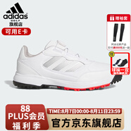 阿迪達(dá)斯 （adidas）高爾夫球鞋男士25新款ULTIMATE 365 BOA織物透氣舒適緩震休閑運(yùn)動(dòng) IH5980 白/金屬銀/一號(hào)黑 39 （UK6.5）