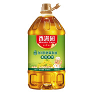香滿(mǎn)園非轉基因壓榨食用油植物油  家用炒菜烘焙油 食用植物調和油 5L*1桶 菜籽香型