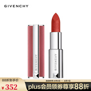 紀梵希（Givenchy） 高定粉絲絨唇膏 鎖色霧面絲絨口紅生日禮物送女友 3.4g，N32 蜜酪橘