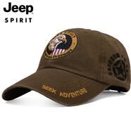 吉普（JEEP）帽子男四季款棒球帽時(shí)尚刺繡鴨舌帽男女士休閑戶外運(yùn)動(dòng)帽子A0060