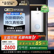 史密斯（A.O.SMITH）佳尼特【小精鋼TCA1】16升精鋼燃?xì)鉄崴?國家補(bǔ)貼 JSQ31-TCA1 持久恒溫大水量 新品