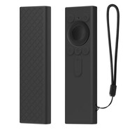 奧拓森適用華為Vision5智慧屏S6Pro電視靈犀指向遙控器4SE硅膠殼防摔保護(hù)套靈犀指向2代遙控器防刮花全包 黑色軟殼送掛繩（靈犀2代）