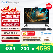 戴爾靈越5430 高端一體機(jī)臺式電腦(13代i5 16G 512G)黑 23.8英寸大屏  商用辦公學(xué)習(xí)機(jī)