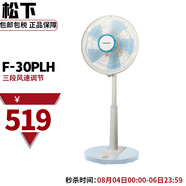 松下（Panasonic）電風(fēng)扇生活風(fēng)扇落地扇舒適自然風(fēng) 臥室客廳 F-30PLH 藍(lán)色 落地扇