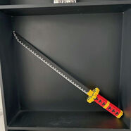海賊王索隆閻魔秋水合道鬼徹之刃手工拼裝積木刀手辦兒童益智玩具 鬼徹之刃+積木錘
