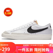 耐克NIKE板鞋男緩震經(jīng)典BLAZER LOW '77休閑鞋DA6364-101白44