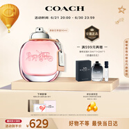 蔻馳（COACH）紐約女士淡香水90ml禮盒 節(jié)日生日禮物送女友老婆女生香氛套裝