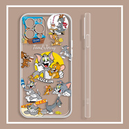 優(yōu)米帕貓和老鼠手機殼適用于蘋(píng)果華為榮耀OPPOvivo紅米iQOO真我瑞幸 透明殼【貓和老鼠1】 蘋(píng)果7P/8P