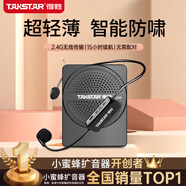 得勝（TAKSTAR）E129W無(wú)線版小蜜蜂擴(kuò)音器便攜式教學(xué)專用導(dǎo)游教師上課用小巧喇叭音箱 黑色