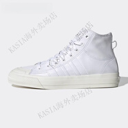 阿迪達斯 （adidas）三葉草男女鞋NIZZA HI迷彩高幫運動(dòng)帆布鞋情侶款板鞋GX4586 EF1407 速發(fā)/皮面 36
