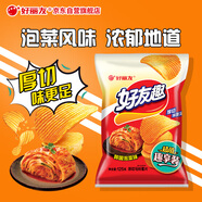 好麗友（orion）好友趣韓國泡菜味125g 休閑零食 膨化薯片食品小吃