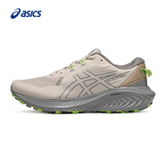 亞瑟士ASICS男子緩震透氣越野跑鞋 GEL-EXCITE TRAIL 2 米色/灰色 42