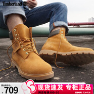 Timberland添柏嵐休閑鞋子男戶外登山踢不爛大黃靴防水皮革高幫馬丁靴男鞋 寬版/建議拍小半碼 42 (265mm)