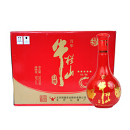 牛欄山二鍋頭百年 38度 五星佳釀 龍鳳 濃香型  婚宴酒 白酒禮盒6瓶整箱 38度 500mL 6瓶
