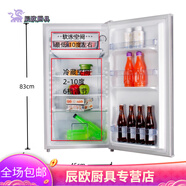 BOMP德國品質(zhì)高檔單門(mén)冷藏帶鎖留樣迷你小型冰箱辦公家用宿舍直冷省電 白色色有鎖(