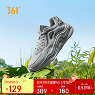 361°361°運(yùn)動(dòng)鞋云舒5夏季跑鞋透氣網(wǎng)面戶外休閑老爹鞋男672516701-2
