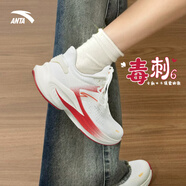 安踏女鞋毒刺5跑步鞋官方正品秋季網(wǎng)面透氣緩震防滑體測運動鞋子女 【毒刺6-全新配色】象牙白/經(jīng)典紅 37.5 【正品保證-假一賠十】