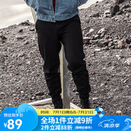 AKSERIESAK男裝復(fù)古百搭合體版休閑長(zhǎng)褲簡(jiǎn)約男士休閑褲合集 2112934黑色 29