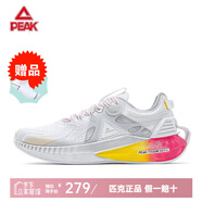 匹克態(tài)極3.0PRO運(yùn)動(dòng)鞋男鞋 太極跑步鞋減震透氣輕便跑鞋情侶鞋子 大白/熒光玫紅（女款） 36