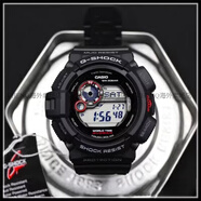 卡西歐（CASIO）G-SHOCK太陽能泥人G-9300-1D紅黑G-9300GB黑金 G-9300-1 光能款