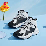 喬丹中國喬丹籃球鞋女球鞋運動(dòng)鞋女鞋實(shí)戰耐磨2025夏季女子學(xué)生休閑鞋 喬丹白/黑色 36