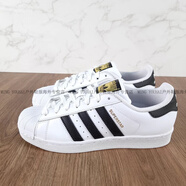 阿迪達斯 （adidas）三葉草:SUPERSTAR:男女款金標經(jīng)典貝殼鞋休閑板鞋:C77124官方旗艦 C77124 38.5