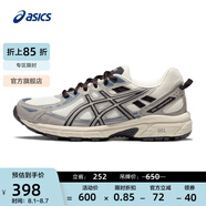 亞瑟士ASICS跑步鞋女鞋網(wǎng)面透氣運動(dòng)鞋越野跑鞋 GEL-VENTURE 6 奶白色/灰色 36