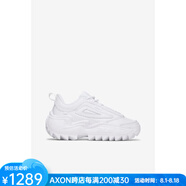 斐樂（FILA）女鞋老爹鞋Twister復(fù)古炫酷皮質(zhì)厚底運動鞋 時尚百搭秋季5XM02280 100 WHITE 6