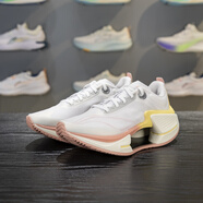 李寧（LI-NING）絕影3 ESSENTIAL減震輕量彈速跑鞋女2025秋季新款輕便跑步鞋 標準白/金霧色 36