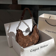 CALVIN KLEIN PERFORMANCE CK女包小ck女神包包女腋窩袋2025新利基背包時尚多功能煉肩斜挎包 咖啡色