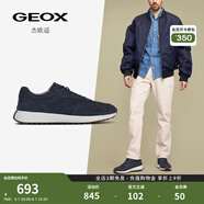 GEOX杰歐適男鞋2025年舒適系帶日常時尚休閑鞋U45GCB 海軍藍C4002 44