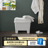 宜家（IKEA）BURSJON波斯昂儲物凳家用儲物矮凳換鞋凳家用 儲物凳白色