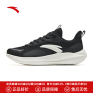 安踏（ANTA）男鞋運動跑步鞋夏季透氣輕便減震休閑網面跑鞋子男 黑-4 39 (245mm) /美碼6.5
