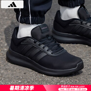阿迪達(dá)斯 （adidas）男鞋跑步鞋 25夏季新款緩震輕便運(yùn)動(dòng)鞋網(wǎng)面透氣低幫休閑鞋子 黑武士/新到貨/基礎(chǔ)款 44 （內(nèi)長(zhǎng)270mm）