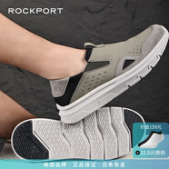 ROCKPORT樂步流行男鞋2025年夏季新款一腳蹬商務(wù)便鞋男 淺灰色 41