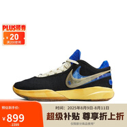 耐克NIKE男子籃球鞋LEBRON XX UN EP低幫運動鞋 FN0942-001黑黃藍40