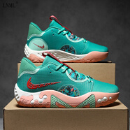 LNML保羅喬治6代PG6粉藍全泡椒男女低幫實(shí)戰籃球鞋緩震耐磨運動(dòng)鞋球鞋 深綠 摩擦有聲音 43 碼