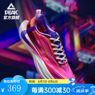 匹克二次呼吸2.0態(tài)極跑步鞋男新款競速訓練緩震透氣運動鞋體測跑鞋女 極光(玫紅花紗)-男 44