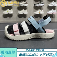斯凱奇（Skechers）官方旗艦女童夏季新款童鞋包頭魔術(shù)貼涼鞋302969L 312040L-BKMT黑色彩色 27.5 建議腳長(zhǎng)17cm