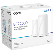 普聯(lián)（TP-LINK）TP-Link Deco BE65 75 85 95 BE11/17/22/33/000 Mesh路由器WiFi7 Deco BE85(BE22000)  2個裝