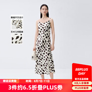 艾諾絲雅詩(shī)商場(chǎng)同款夏季新品幾何圖形波點(diǎn)側(cè)開(kāi)叉吊帶連衣裙20439005 藝術(shù)幾何 L