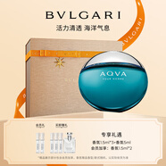 寶格麗（BVLGARI）碧藍(lán)男士淡香氛100ml男士香水禮盒 七夕情人節(jié)禮物生日禮物送男友