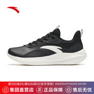 安踏男鞋運(yùn)動(dòng)跑步鞋夏季網(wǎng)面透氣防滑輕便緩震專業(yè)健身中考體測(cè)跑鞋男 【皮面秋冬主推】爆款黑白配色-10 39