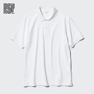 BG GLAMURB輕奢品牌男士polo衫高端商務(wù)男快干休閑通勤短袖T恤翻領(lǐng)半袖上衣 477155/00白色 S 165/84A